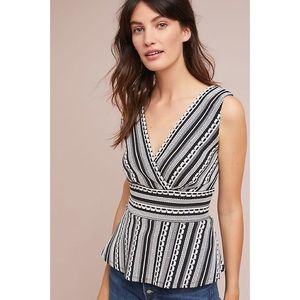 Anthropologie Vanessa Virginia Upton Peplum Top